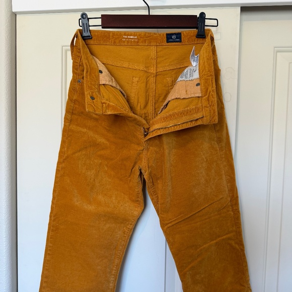 AG Adriano Goldschmied “The Isabelle” Corduroy Slim Straight Pants | Size 29R | - Picture 3 of 6
